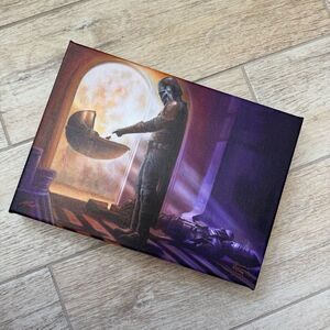 Disney Thomas Kinkade Star Wars Mandilorian 14x10 Gallery Wrapped Canvas